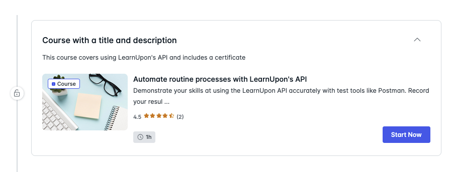 learner view of the enroll node title and description.png