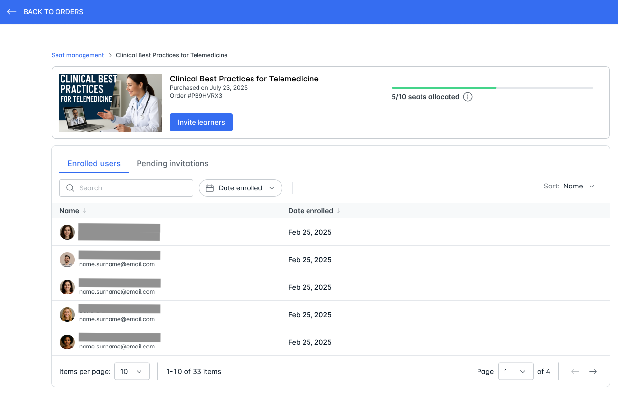 seat management view of enrolled learners and pending invites tabs.png