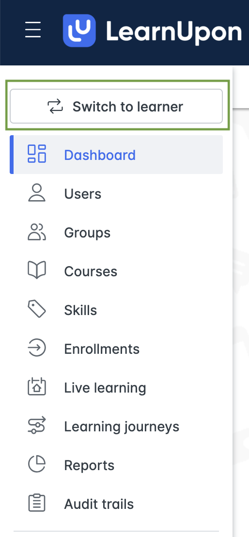 switch to learner from side nav.png